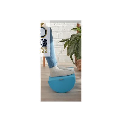 4002432129591-Leitz Ergo Cosy - Repose-pieds - bleu calme-Gauche-5