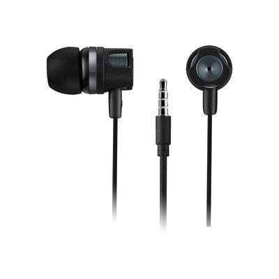5291485002893-CANYON Kit main libre - Ecouteurs filaire avec micro - intra-auriculaire - noir/gris -Avant-0